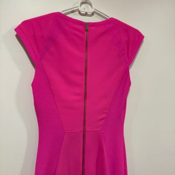 Ted Baker Hot Pink Cocktail Dress - Picture 4 of 9